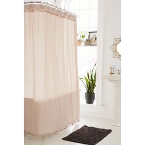 Urban Outfitters Pompom Shower Curtain